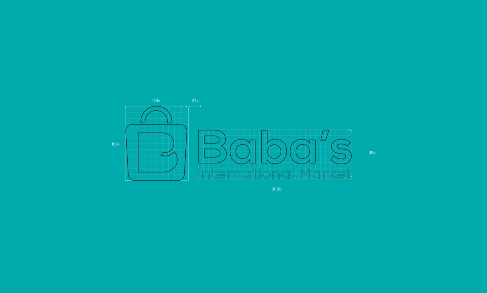 Omar Helal brand identity design project - Baba's Market Brand Identity gallery image 2