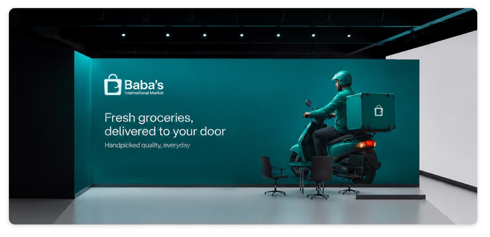 Omar Helal brand identity design project - Baba's Market Brand Identity gallery image 7
