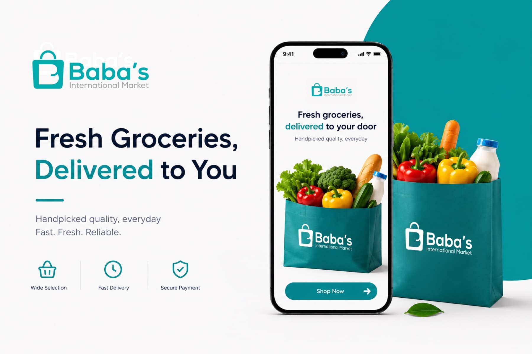 Omar Helal ui/ux design project - Baba's Mobile App & Digital Commerce cover