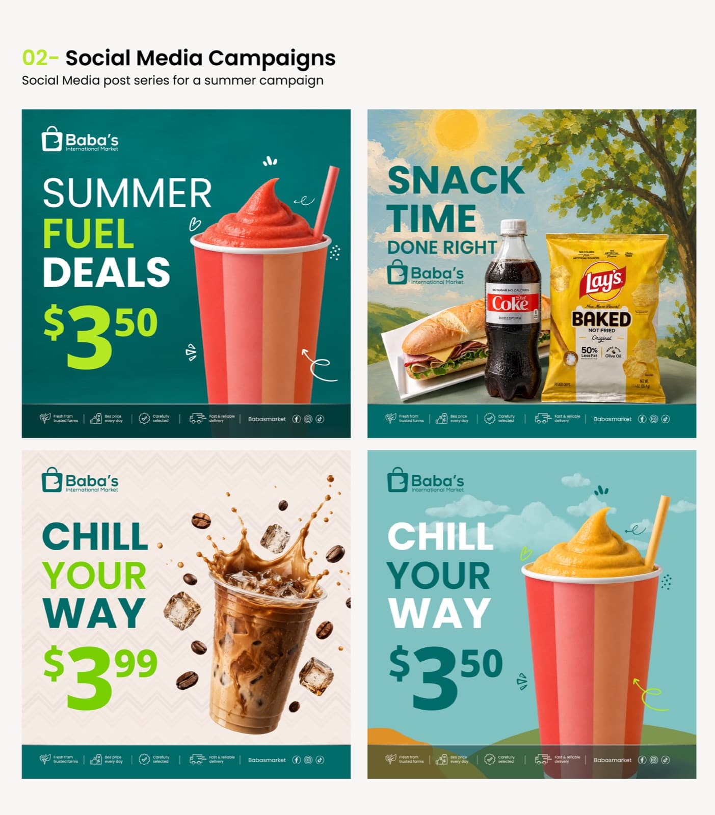 Omar Helal retail campaign design project - Baba's Retail Marketing System gallery image 2