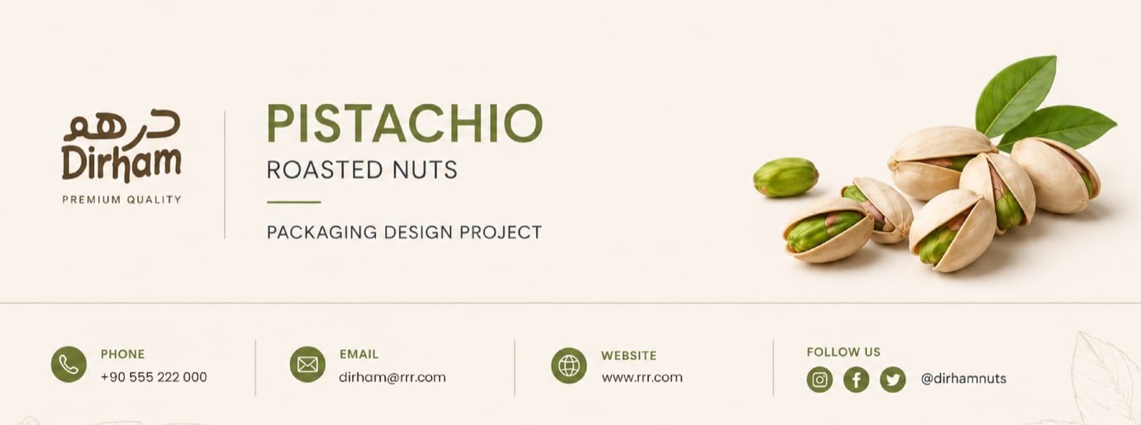 Omar Helal packaging design project - Dirham Premium Nuts Packaging gallery image 3
