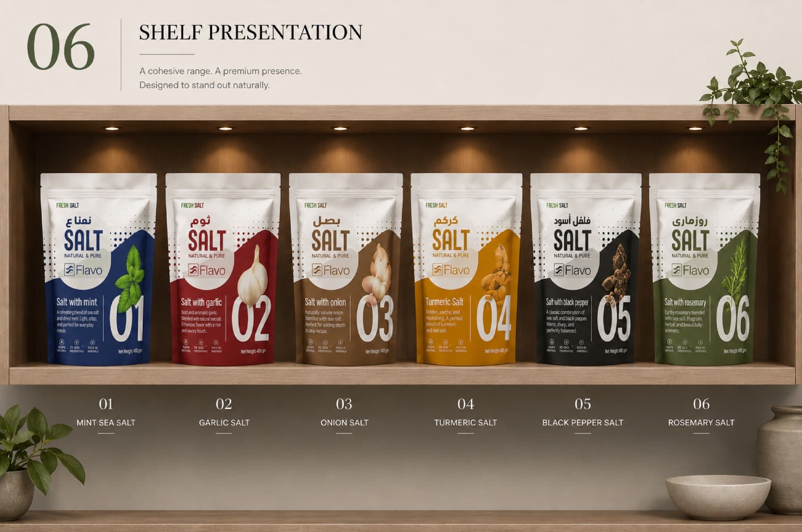 Omar Helal packaging design project - Flavo Premium Salt Packaging gallery image 7