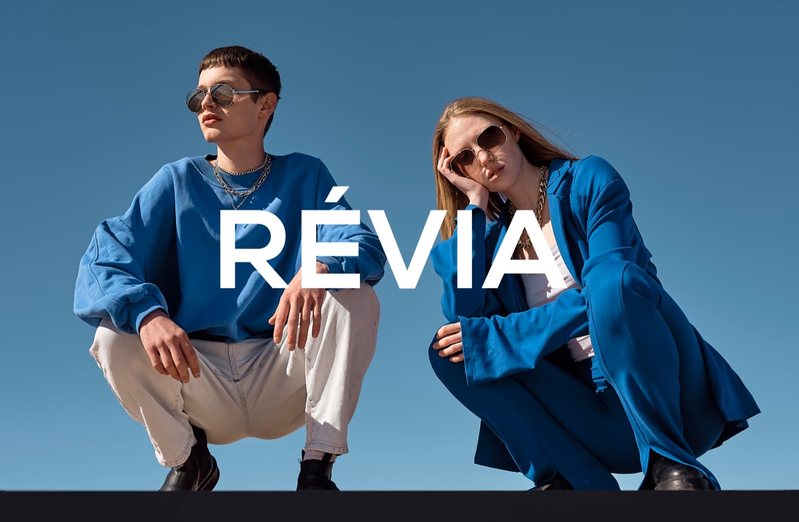 Omar Helal fashion brand identity project - RÉVIA Fashion Brand Identity gallery image 1