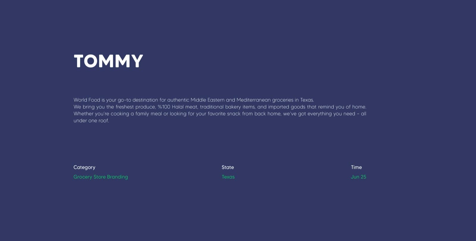 Omar Helal food retail brand identity project - World Food Warehouse Brand Identity gallery image 1