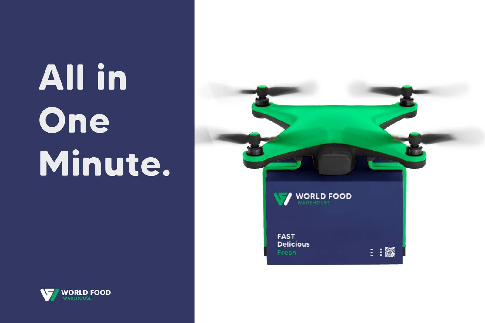 Omar Helal food retail brand identity project - World Food Warehouse Brand Identity gallery image 4