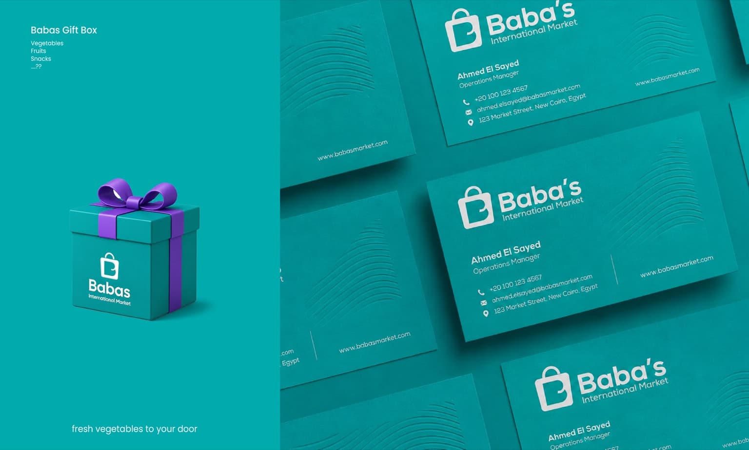 Baba's International Market Brand Identity gallery image 3