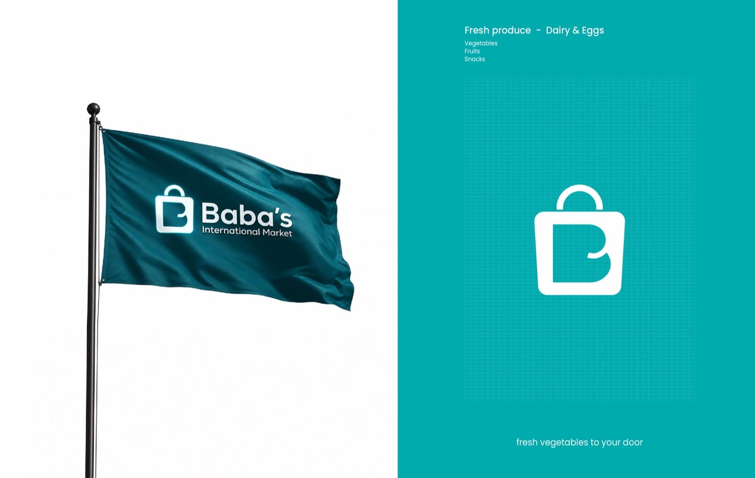 Baba's International Market Brand Identity gallery image 5